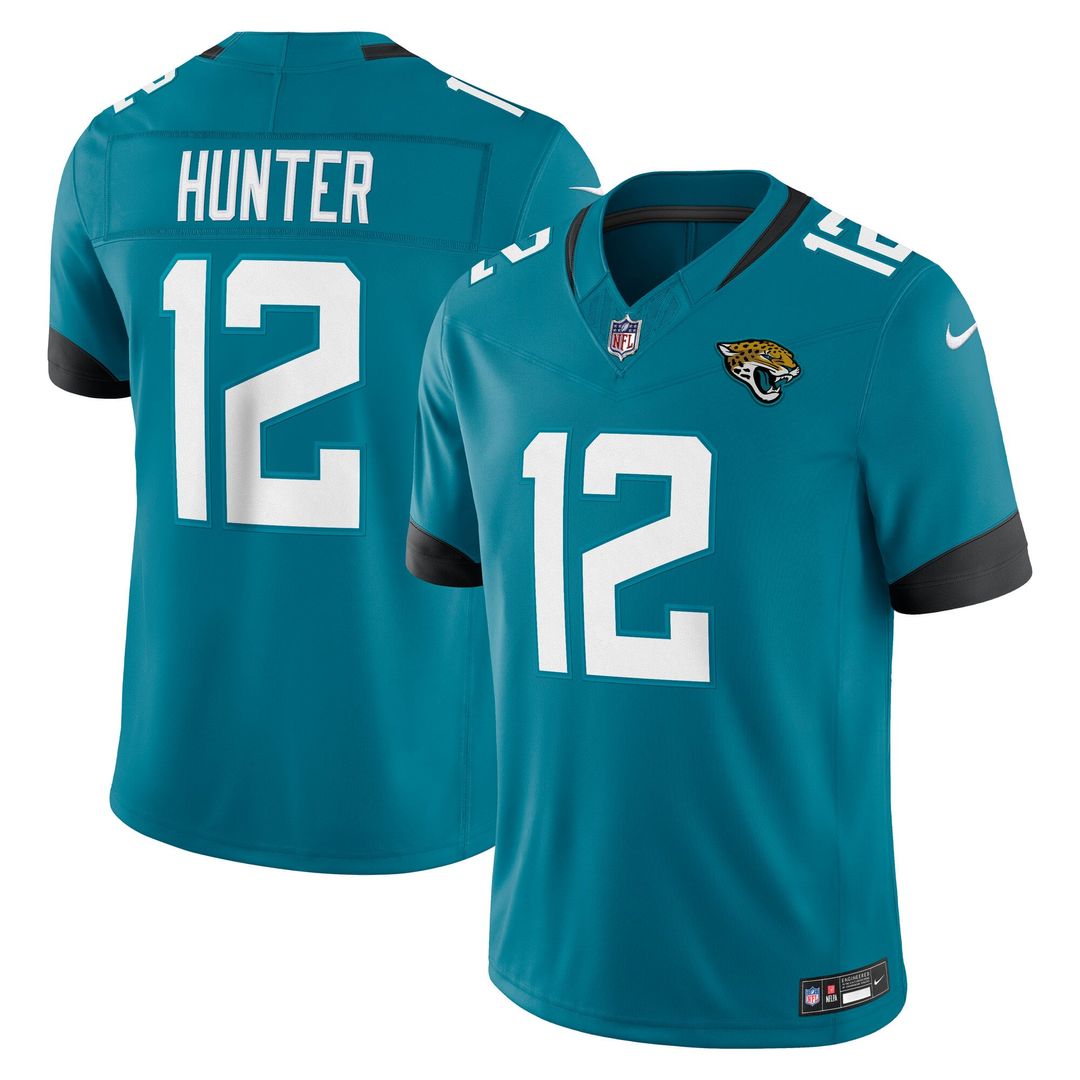 Jacksonville Jaguars Travis Hunter Nike Teal Team Vapor FUSE Stitched Limited Jersey