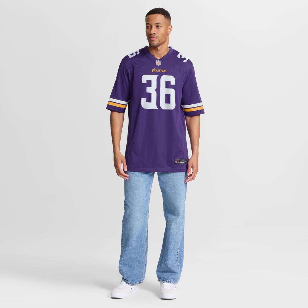 Minnesota Vikings Zavier Scott Nike Purple Game Jersey