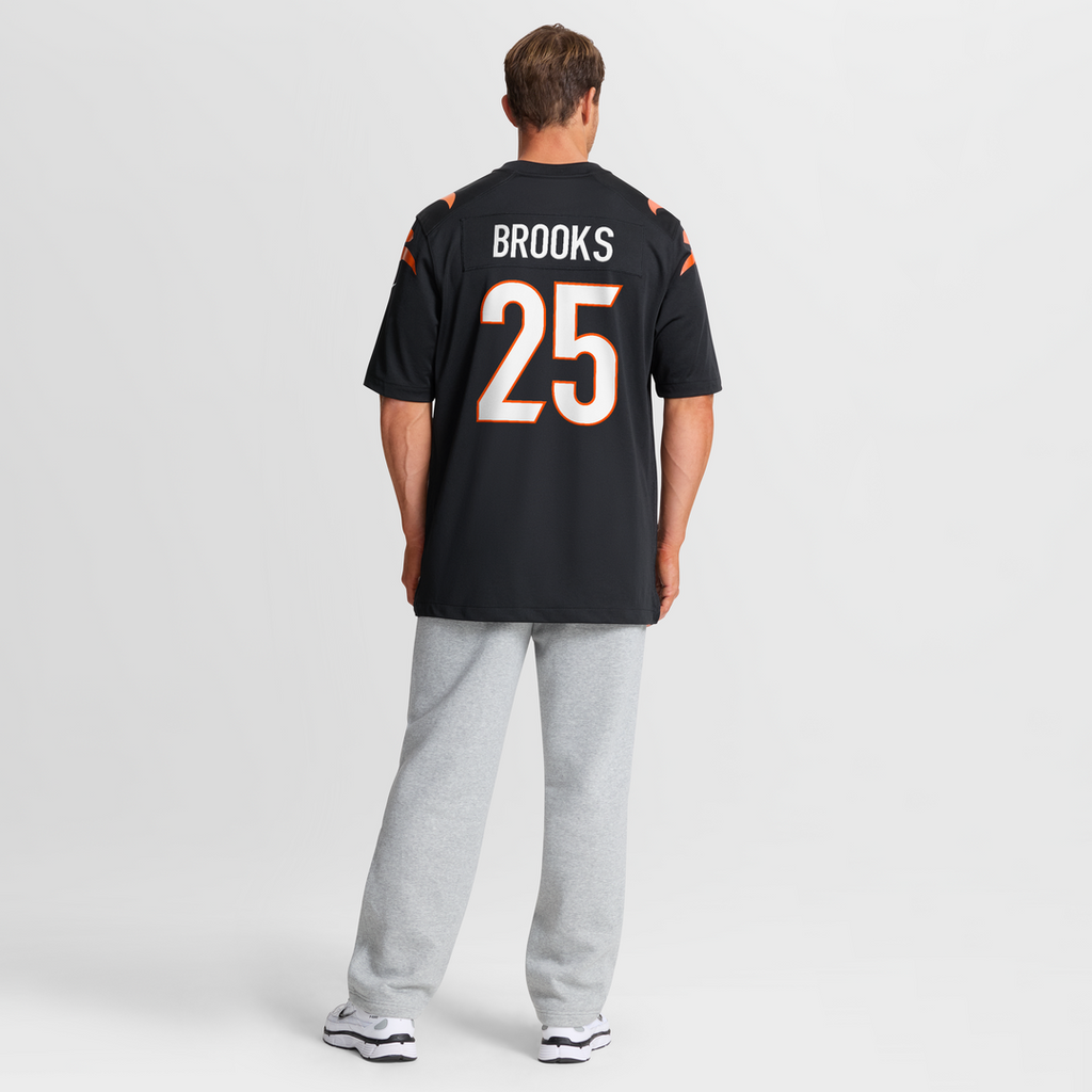 Cincinnati Bengals Tahj Brooks Nike Black Game Jersey