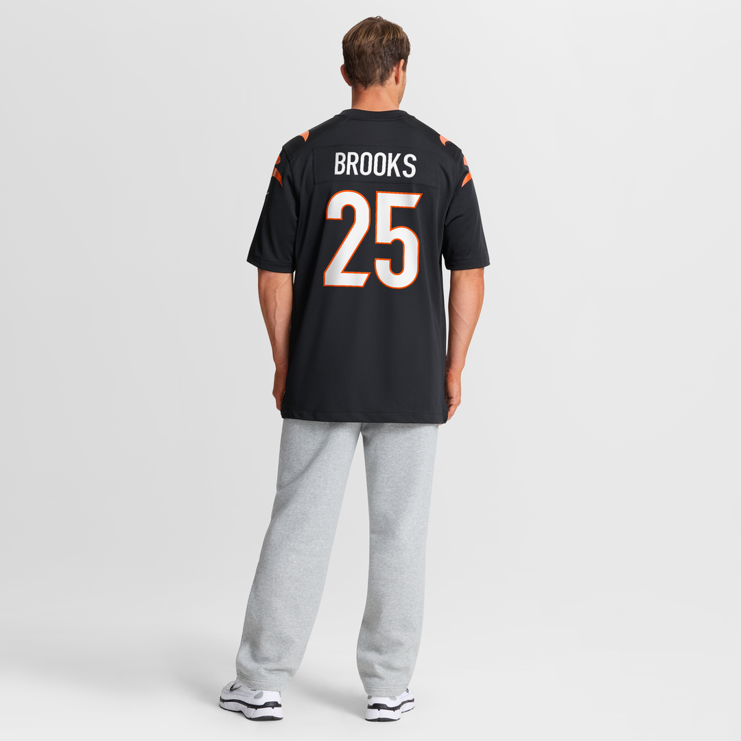 Cincinnati Bengals Tahj Brooks Nike Black Game Jersey