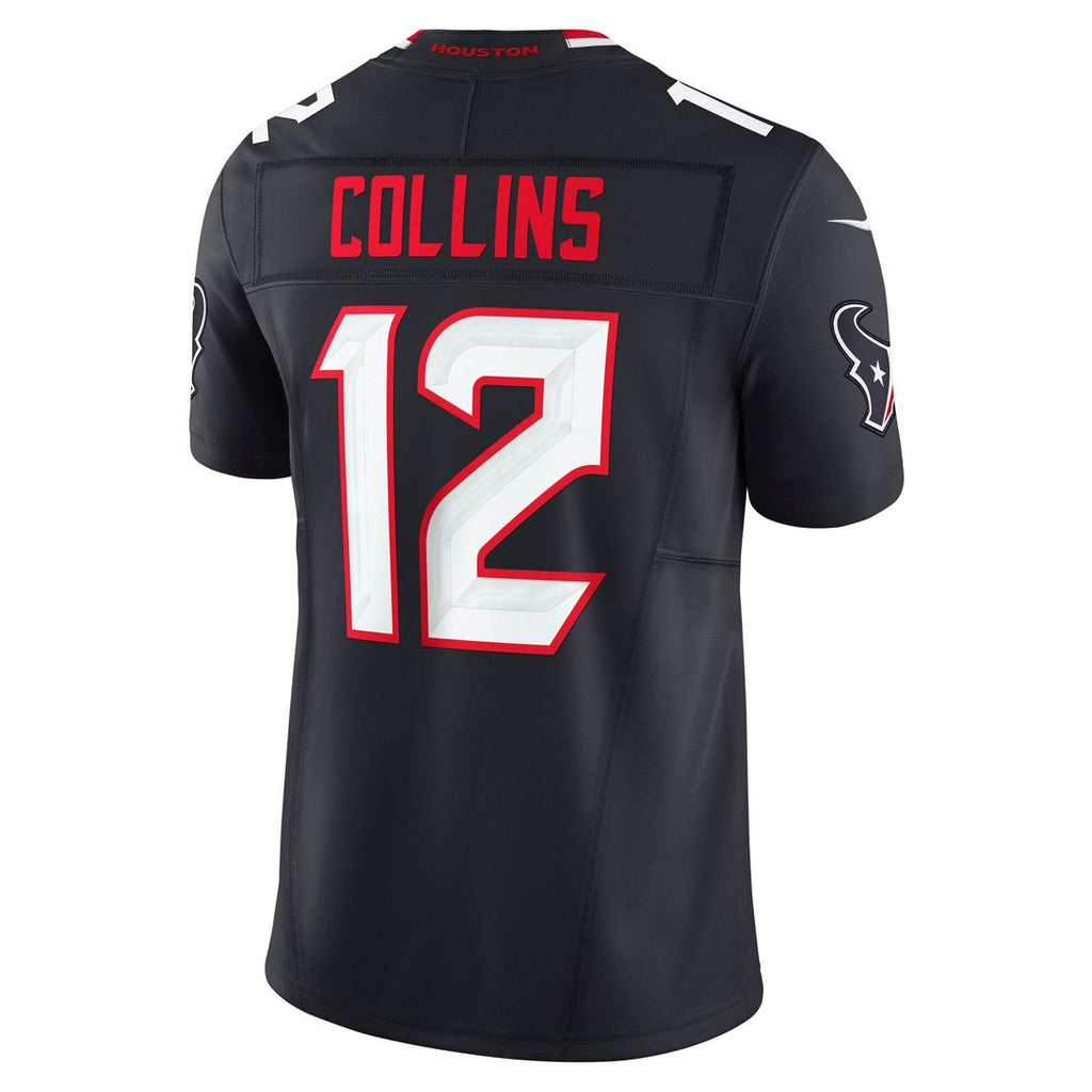 Houston Texans Nico Collins Nike Navy Team Vapor FUSE Limited Jersey