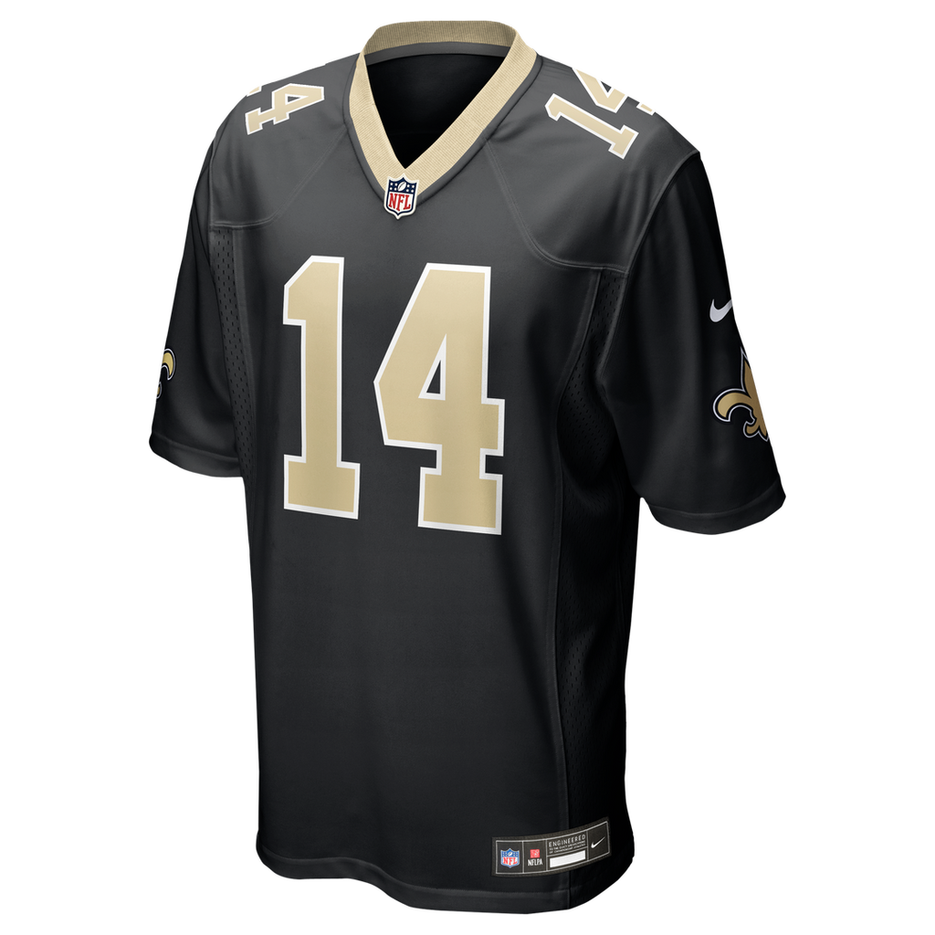 New Orleans Saints Ga'Quincy McKinstry Nike Black Game Jersey