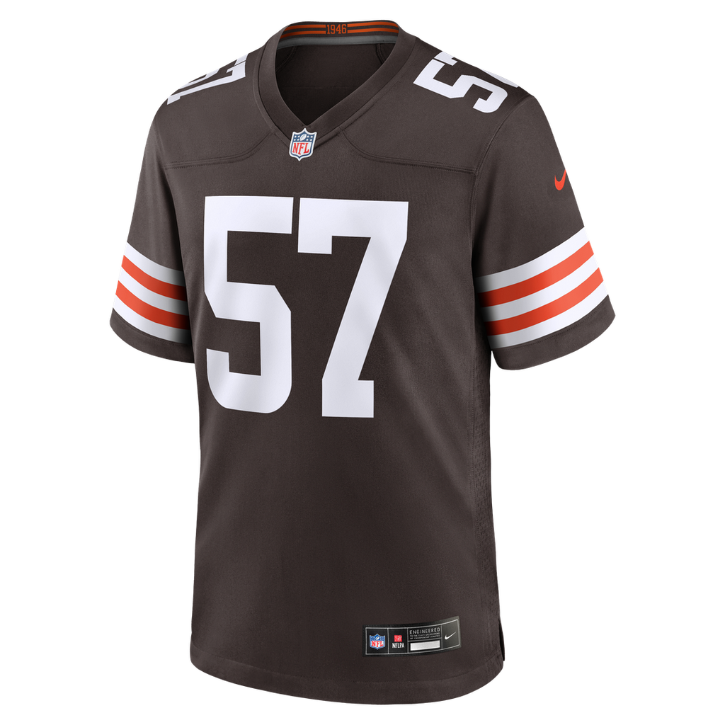 Cleveland Browns Clay Matthews Nike Brown Retired Player Game Jersey