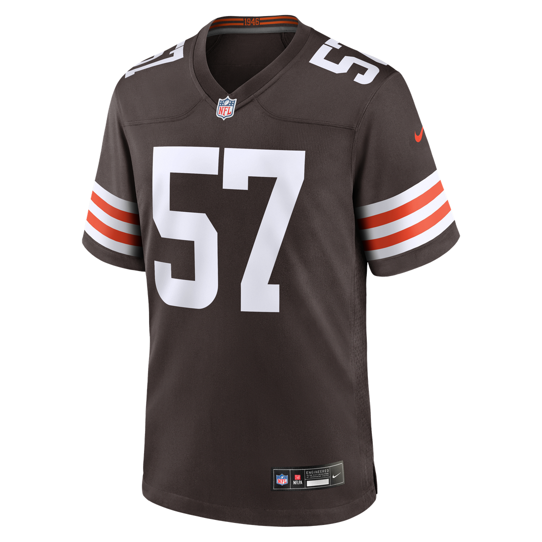 Cleveland Browns Clay Matthews Nike Brown Retired Player Game Jersey