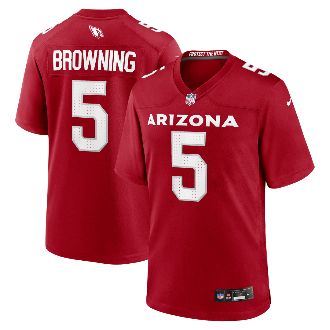 Arizona Cardinals Baron Browning Nike Cardinal Game Jersey