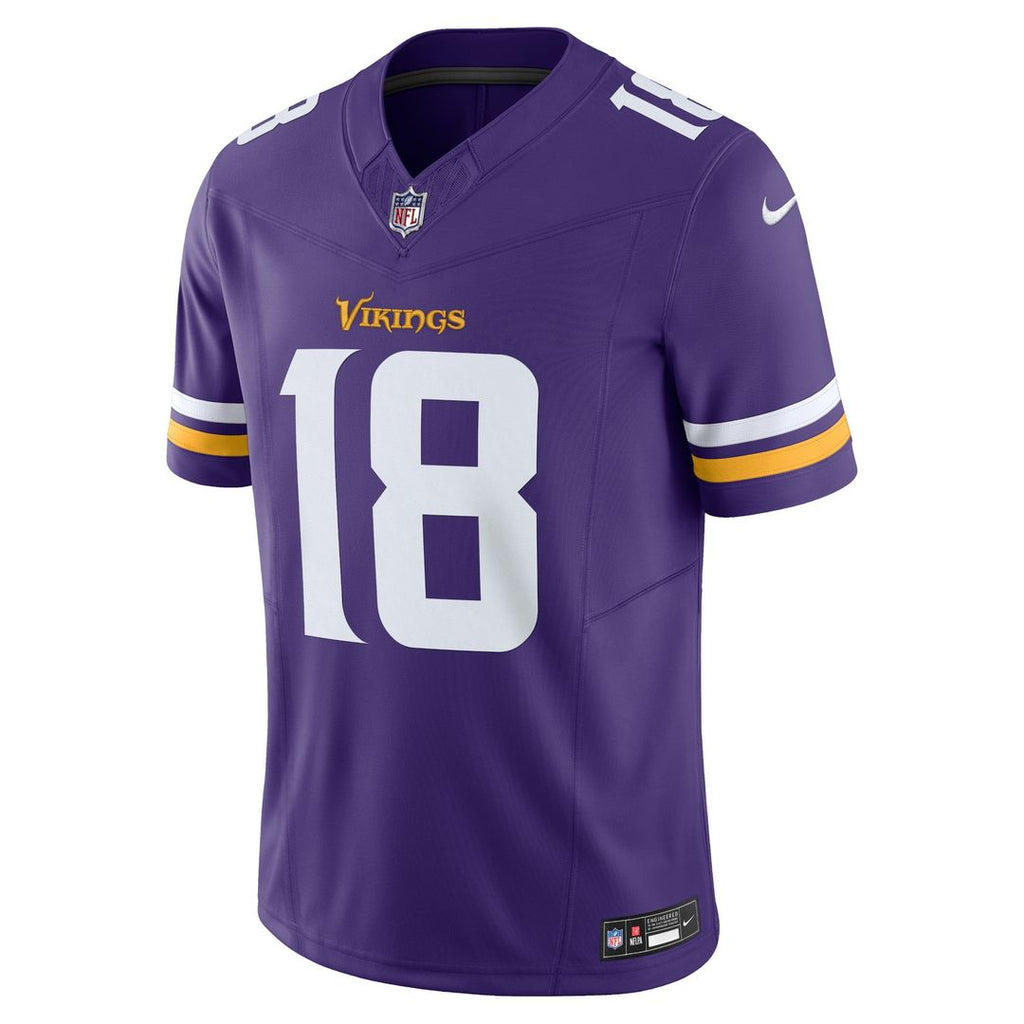 Minnesota Vikings Justin Jefferson Nike Purple Vapor FUSE Limited Jersey