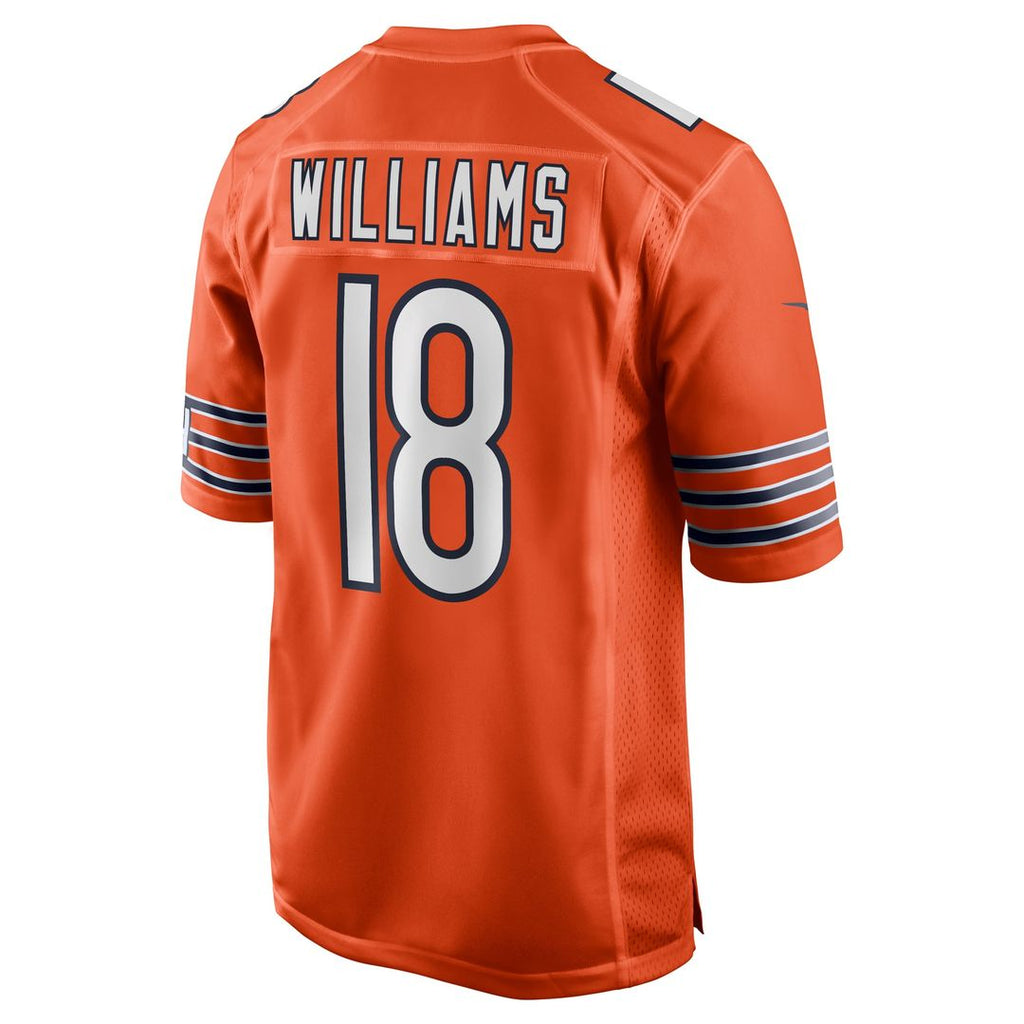 Chicago Bears Caleb Williams Nike White First Round Pick Game Jersey