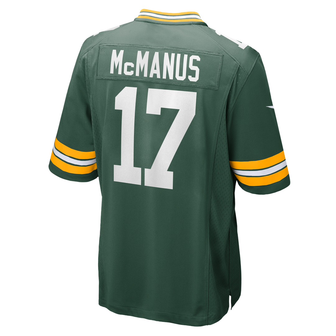 Green Bay Packers Brandon McManus Nike Green Game Jersey