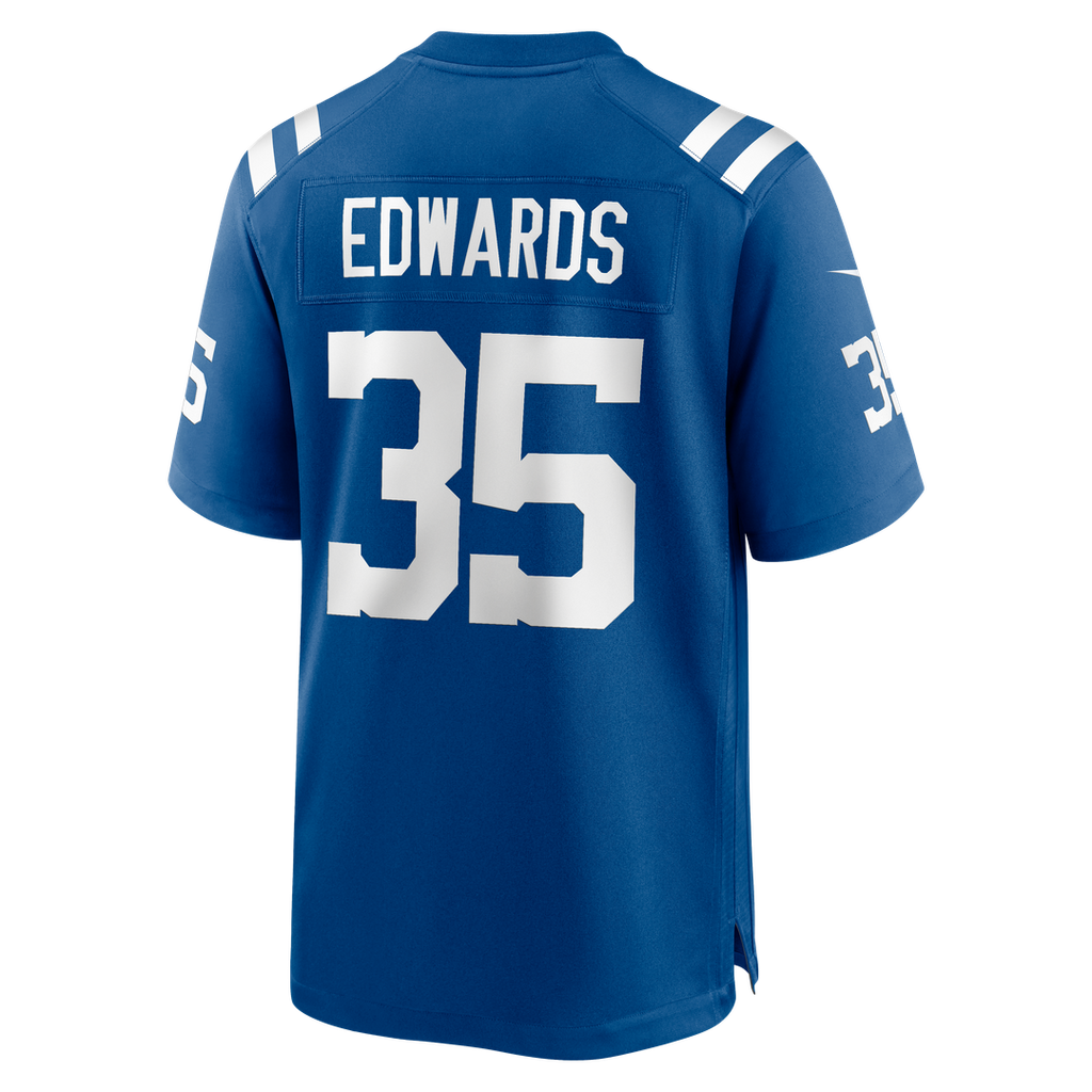 Indianapolis Colts Johnathan Edwards Nike Royal Game Jersey