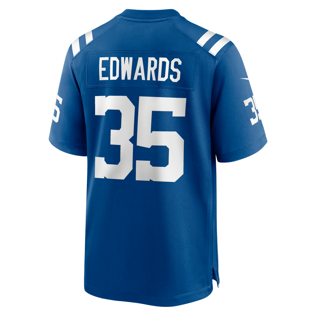 Indianapolis Colts Johnathan Edwards Nike Royal Game Jersey