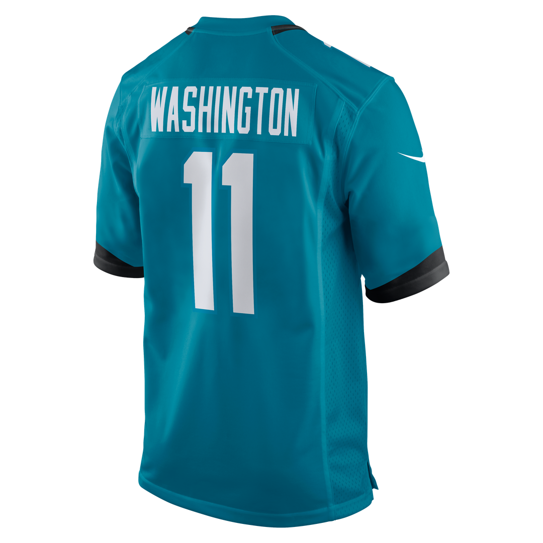 Jacksonville Jaguars Parker Washington Nike Teal Game Jersey