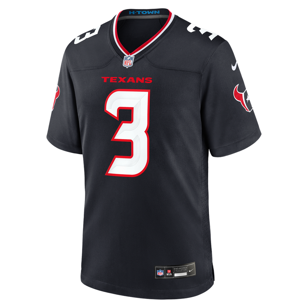 Houston Texans Kamari Lassiter Nike Navy Game Jersey