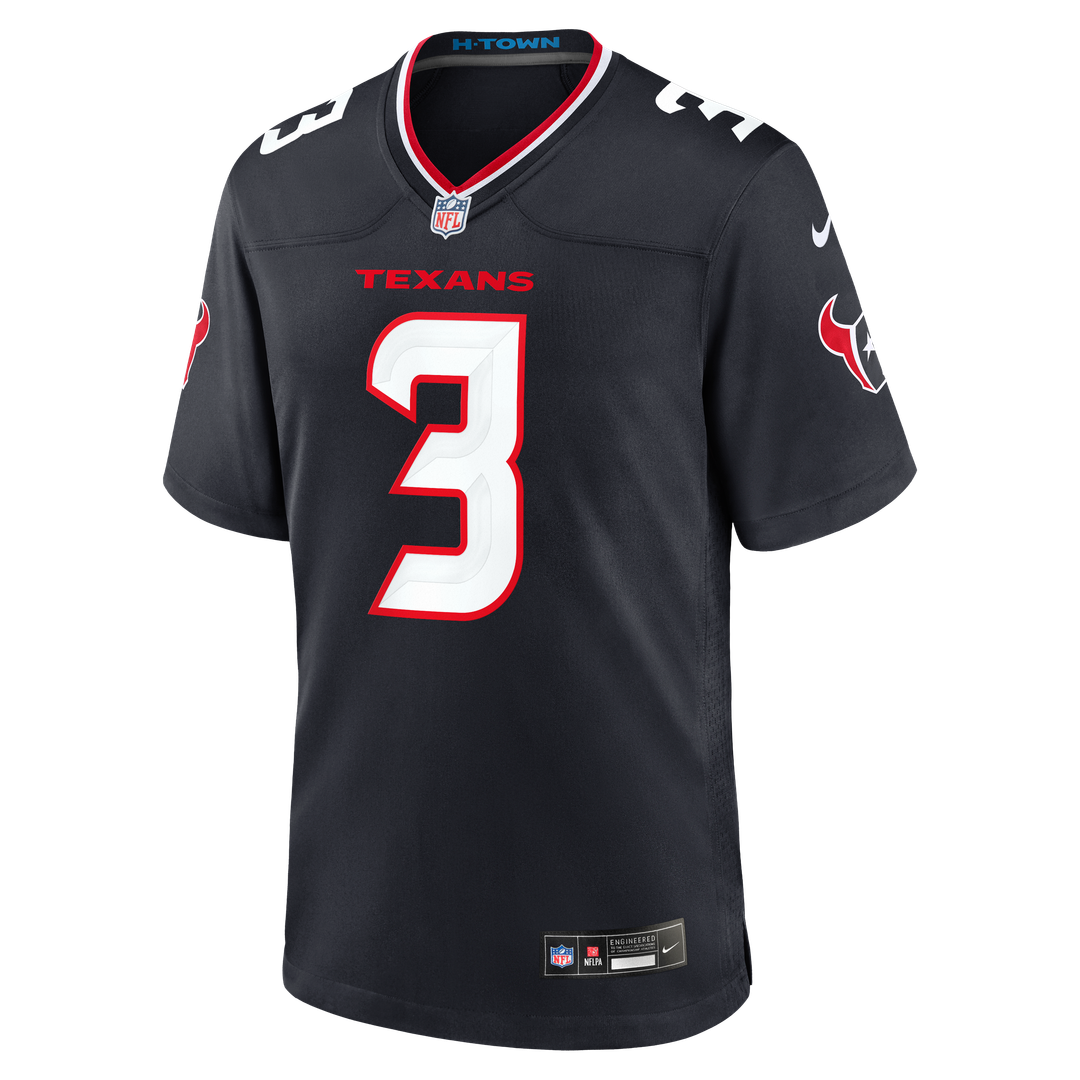 Houston Texans Kamari Lassiter Nike Navy Game Jersey