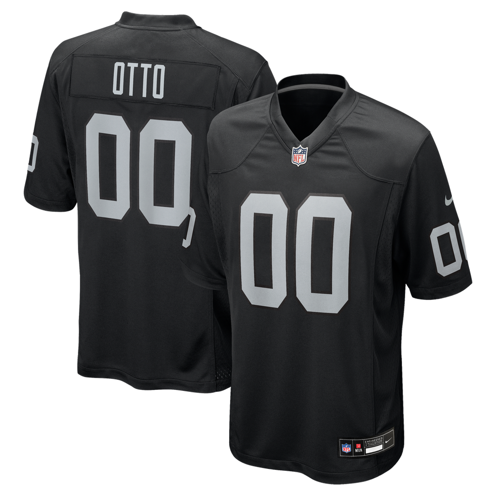 Las Vegas Raiders Jim Otto Nike Black Retired Player Game Jersey