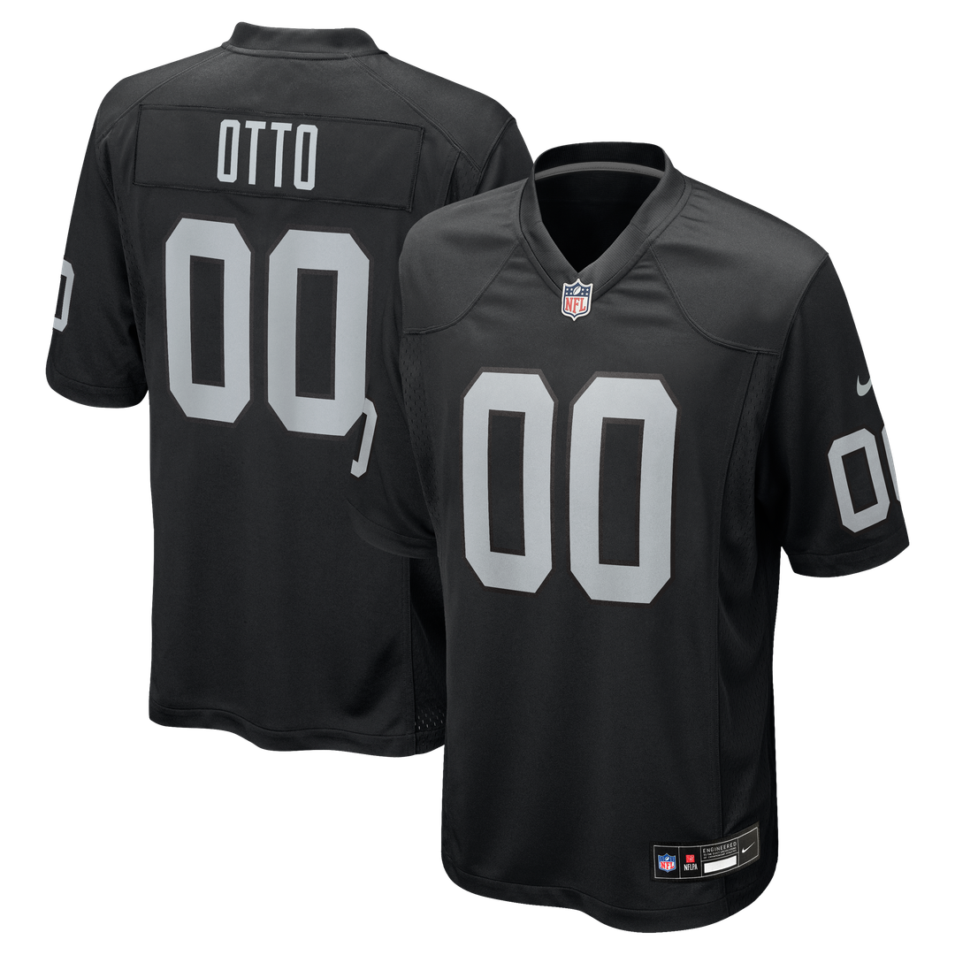 Las Vegas Raiders Jim Otto Nike Black Retired Player Game Jersey