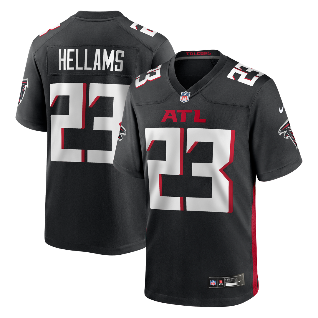 Atlanta Falcons DeMarcco Hellams Nike Black Game Jersey