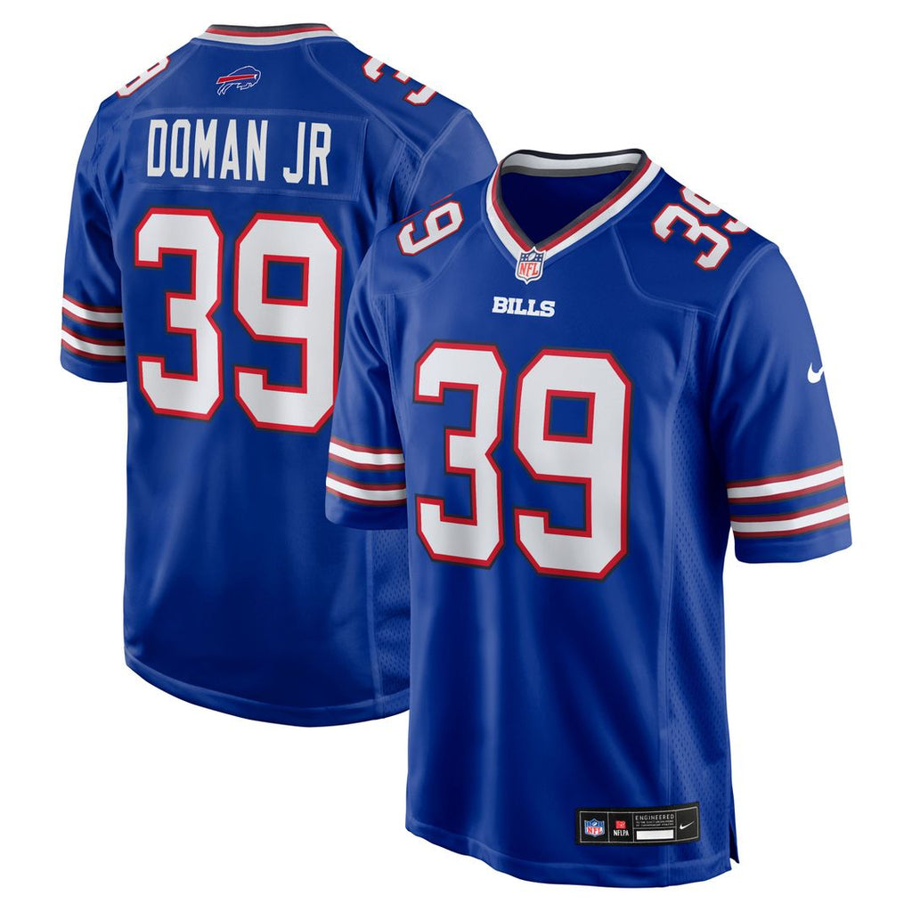 Buffalo Bills Tommy Doman Jr Nike Royal Game Jersey