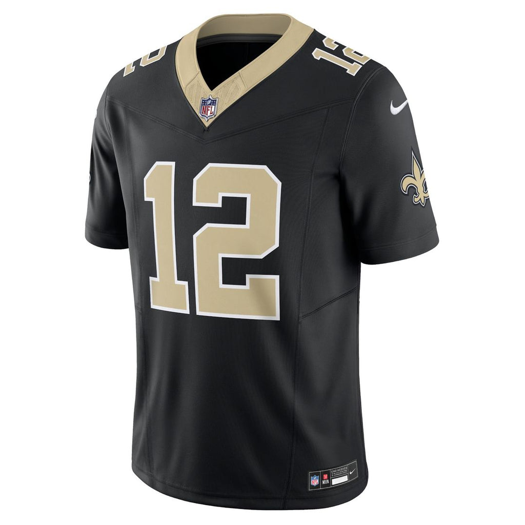 New Orleans Saints Chris Olave Nike Black Vapor FUSE Limited Jersey