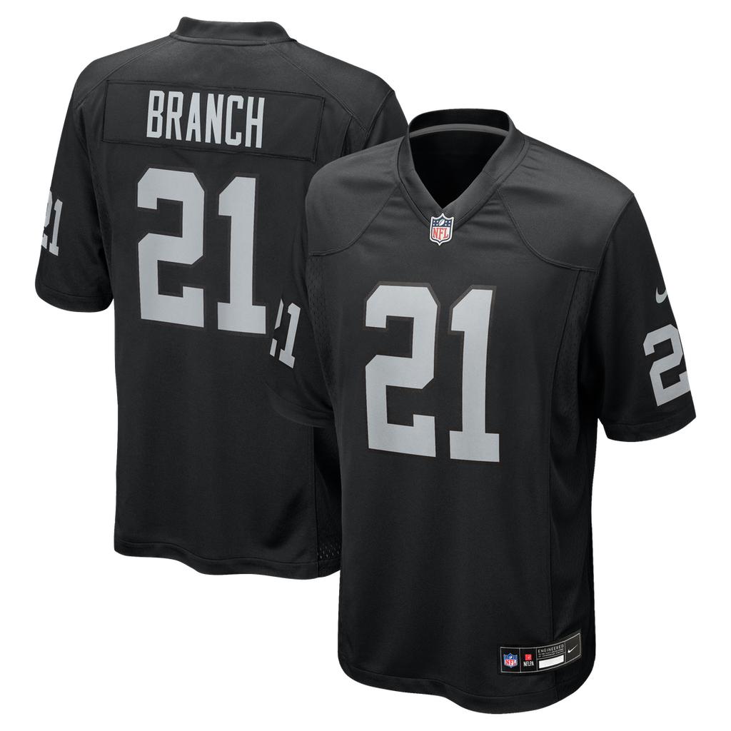 Las Vegas Raiders Cliff Branch Nike Black Retired Game Jersey