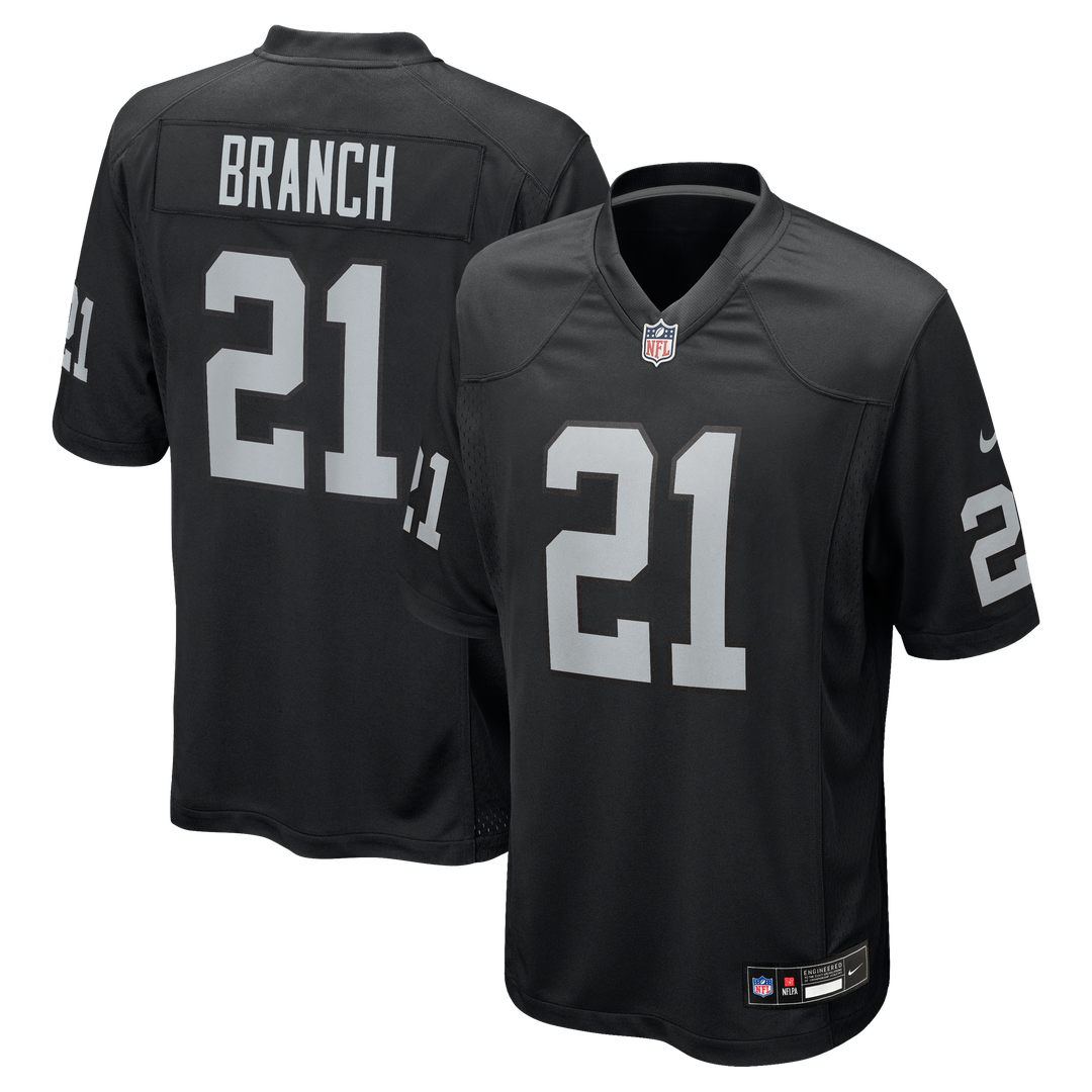 Las Vegas Raiders Cliff Branch Nike Black Retired Game Jersey